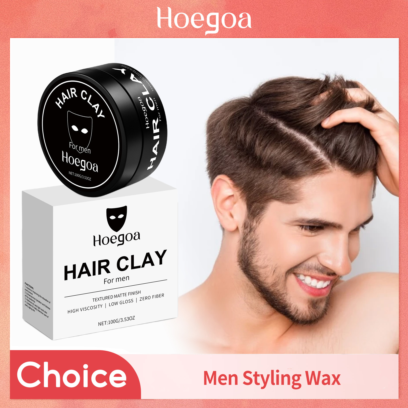Hair Care For Men - Matte Hair Styling Wax Lasting Hairstyle