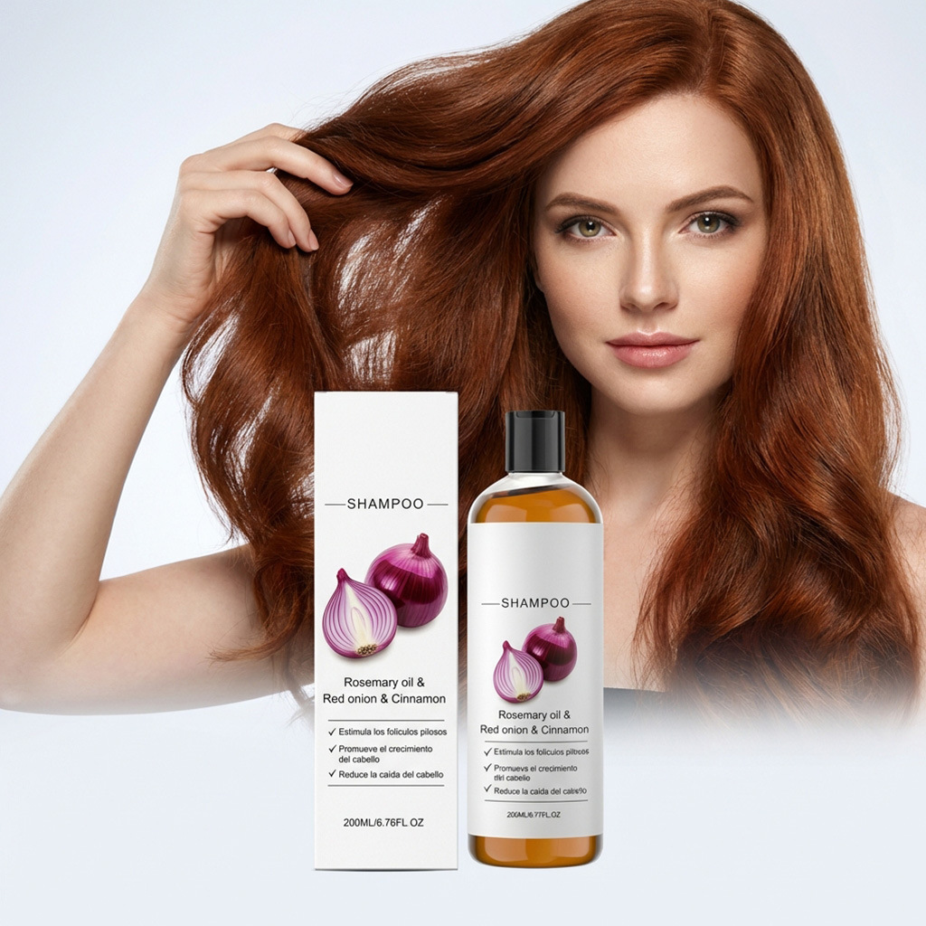 Hair Care Natural Products - Rosemary Red Onion Shampoo Anti Hair