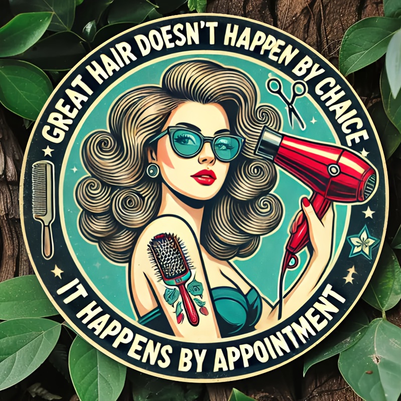 Hair Care Barber - 1pc Retro Hair Care Metal Aluminum