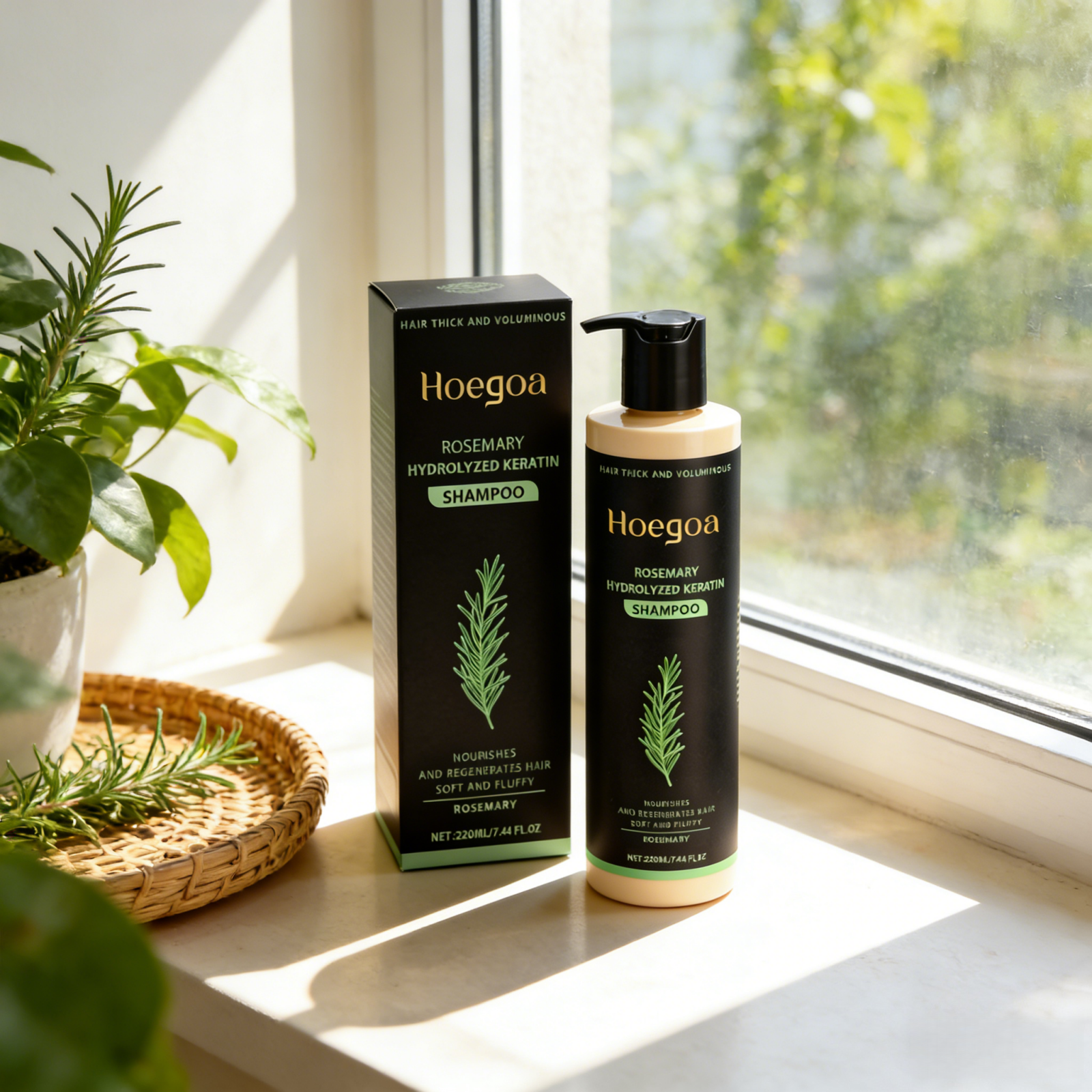 Hair Care Natural Products - Hoegoa Rosemary Shampoo for Hair Growth