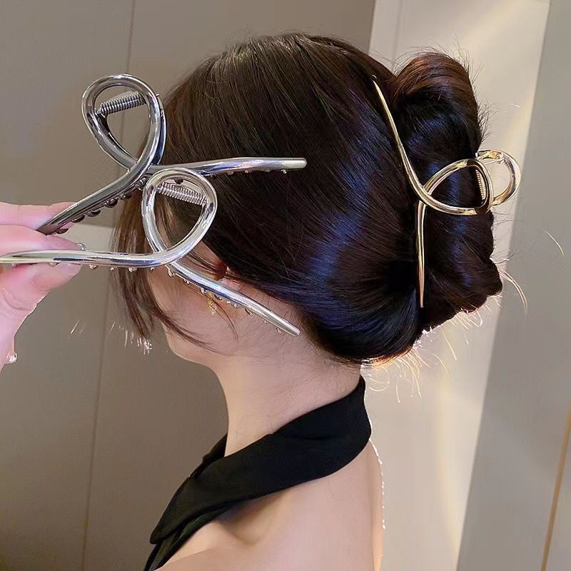 Hair Clip Claw Large - Korean style large shark clip high-end