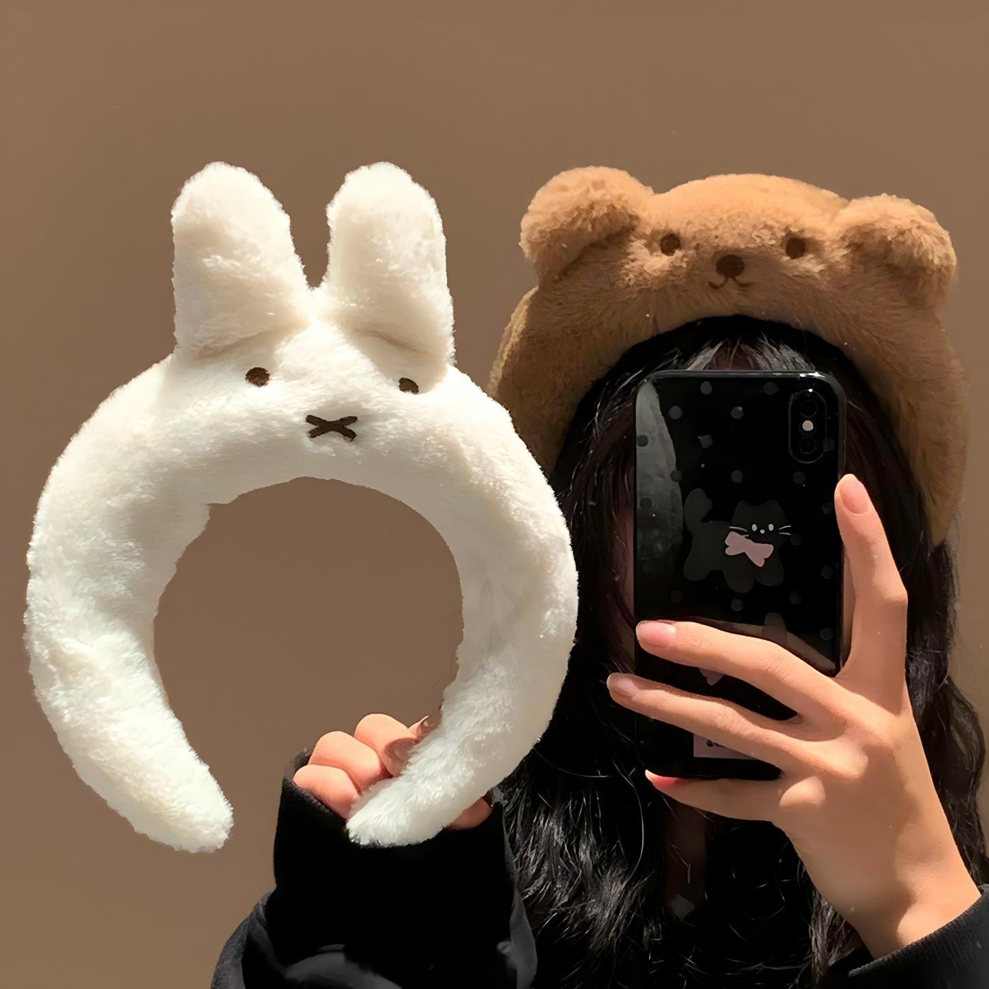 Hair Care Good Hair - Miffy Headband Velvet Washing Face Wide