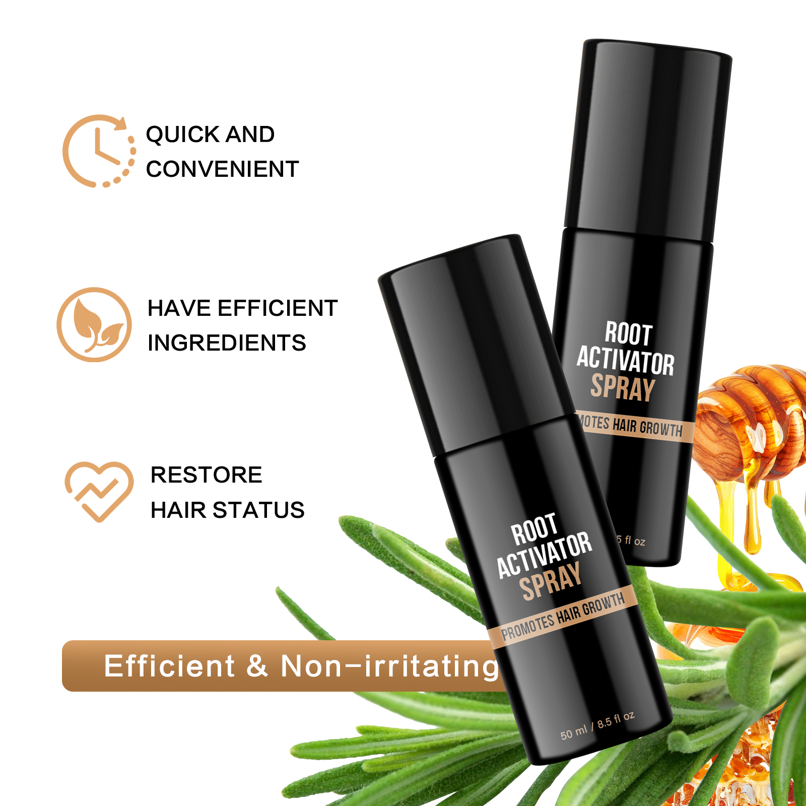 Hair Care Natural Products - Hair Root Activator Spray 50ml -