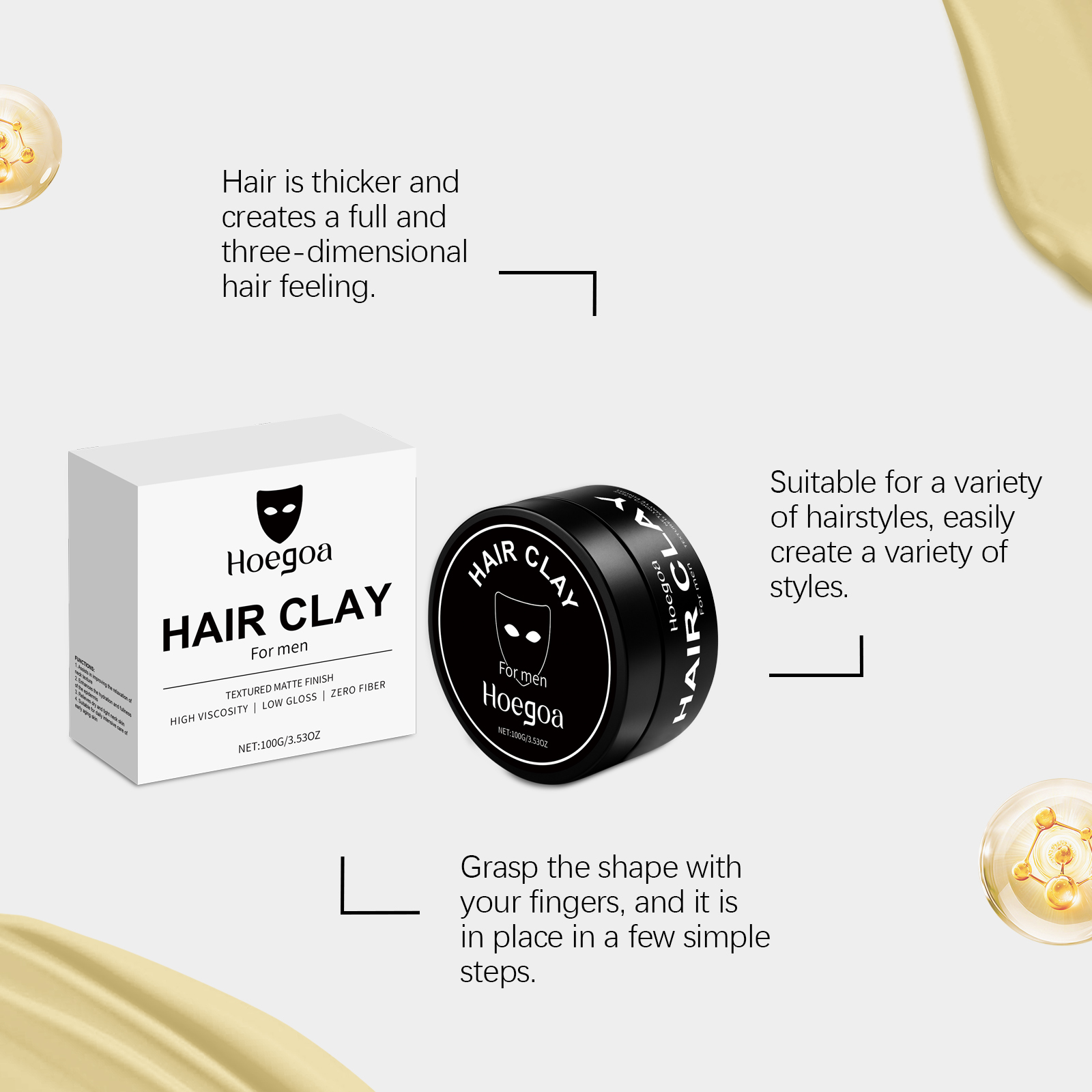 Matte Hair Styling Wax Lasting - Hair Care For Men のレビューと価格
