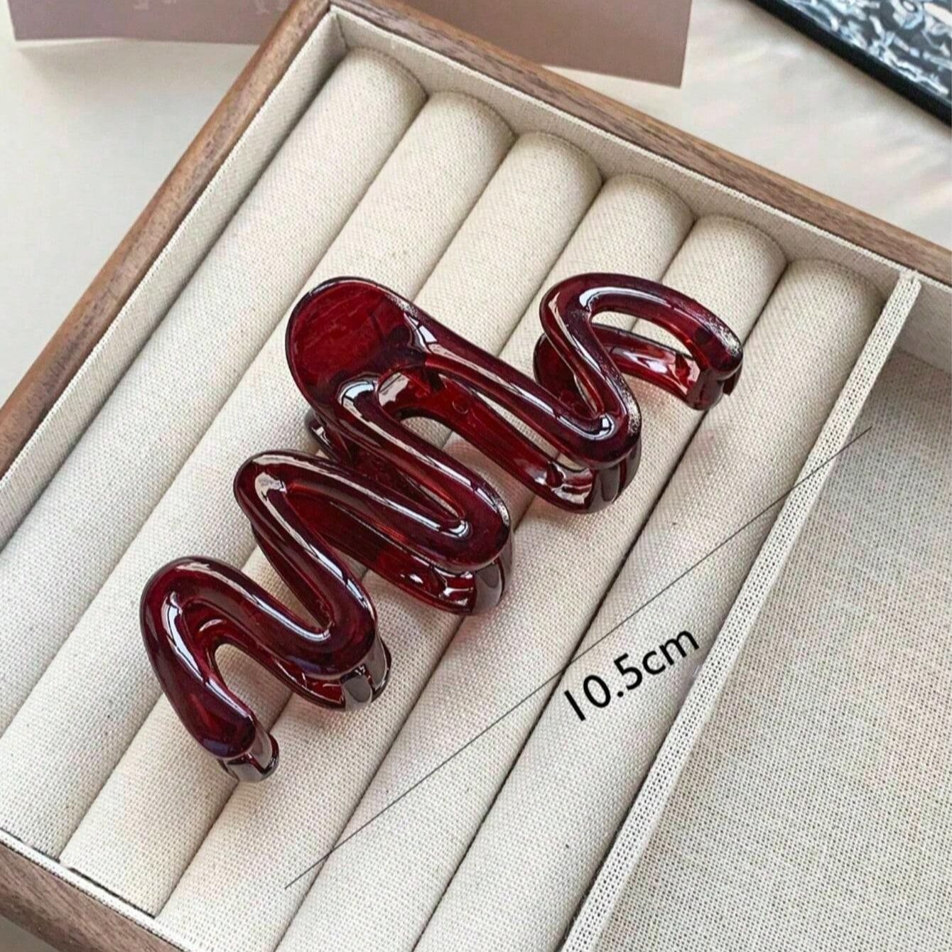 3PCS Premium Feeling Wave Shar - Hair Clip Claw Large のレビューと価格
