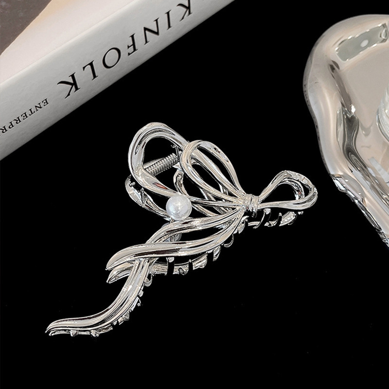 Fashion Elegant Women Bow Pear - Hair Clip Claw Large のレビューと価格