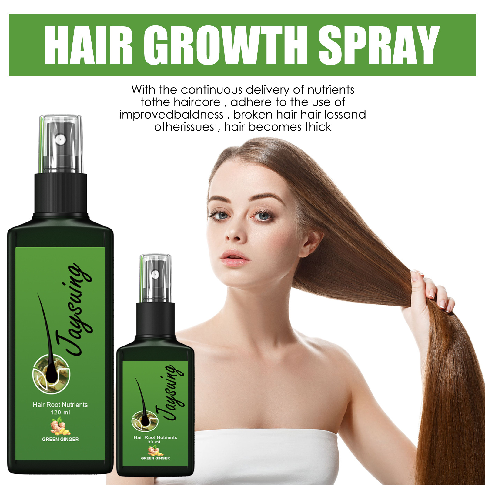 Fast Ginger Hair Growth Spray  - Hair Care Products のレビューと価格