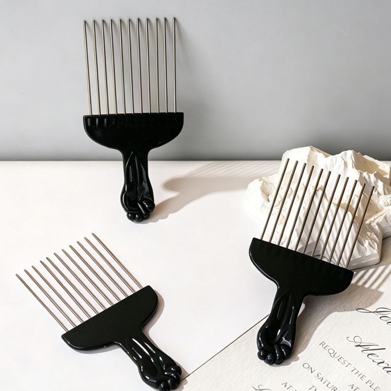 New Professional Wide Teeth Af - Afro Pick Comb のレビューと価格