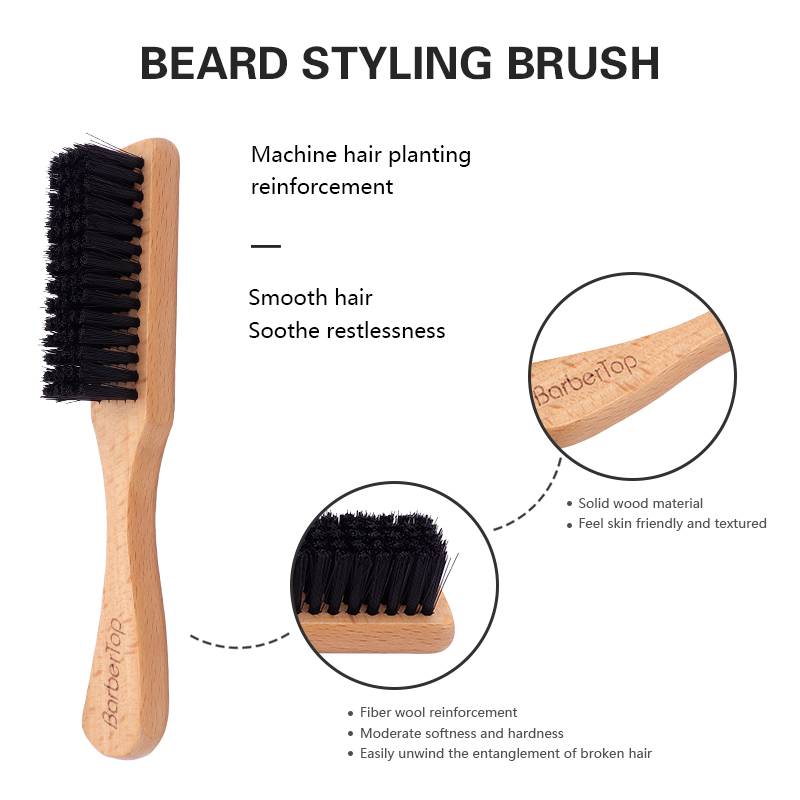 BARBERTOP Men Hair Brush Face  - Hair Care For Men のレビューと価格