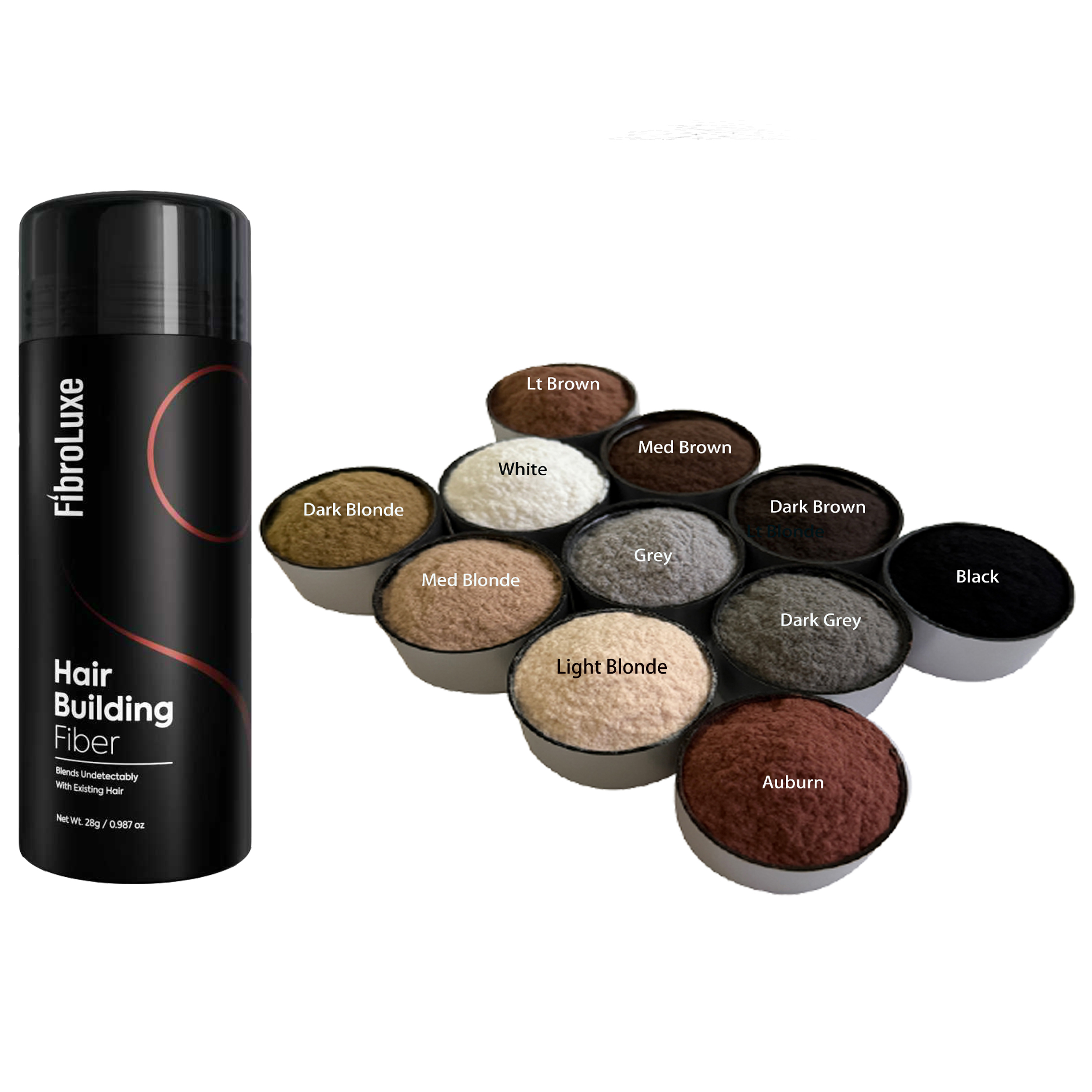 28g Hair Building Fibers come  - Hair Care Natural Products のレビューと価格