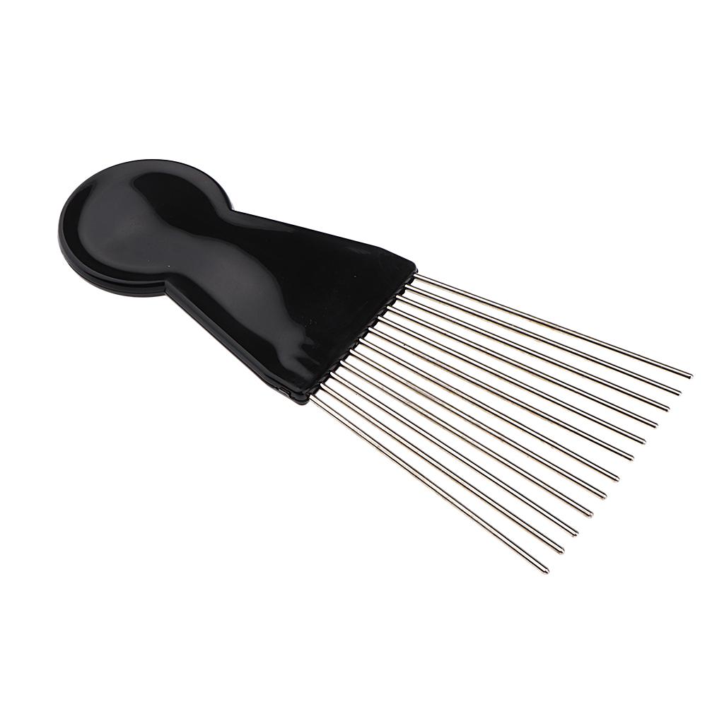 2Pcs Professional Salon Barber - Afro Pick Comb のレビューと価格