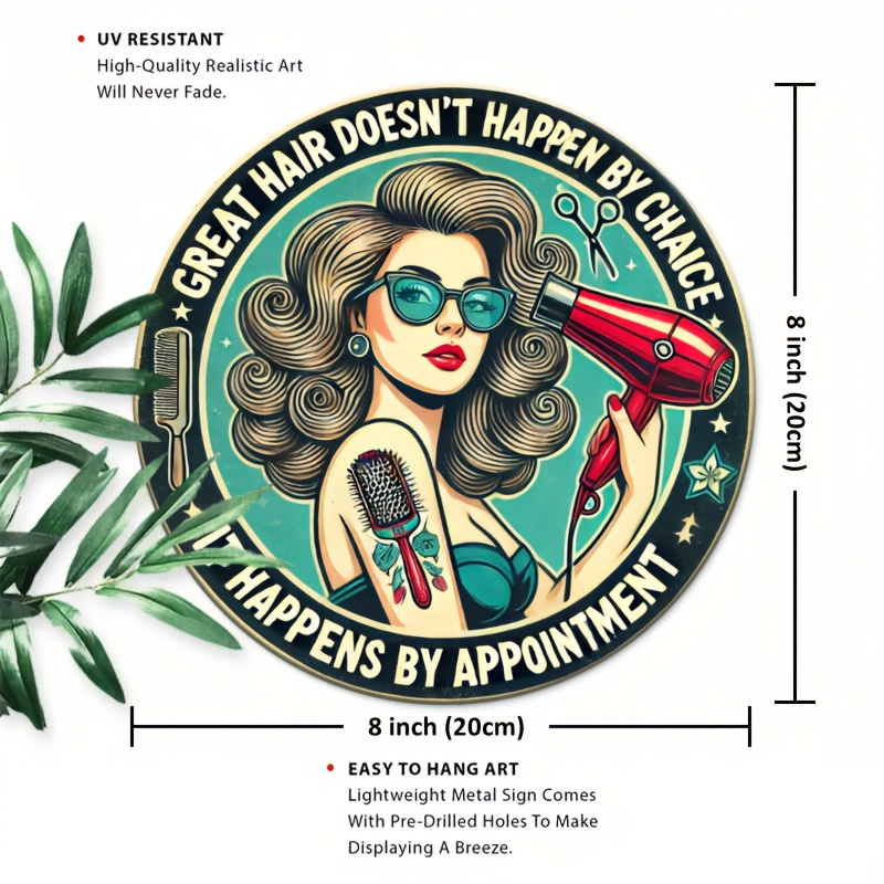 1pc Retro Hair Care Metal Alum - Hair Care Barber のレビューと価格