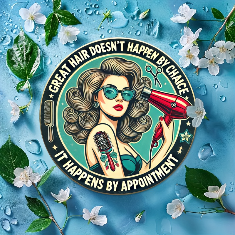1pc Retro Hair Care Metal Alum - Hair Care Barber のレビューと価格