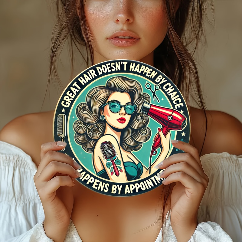1pc Retro Hair Care Metal Alum - Hair Care Barber のレビューと価格