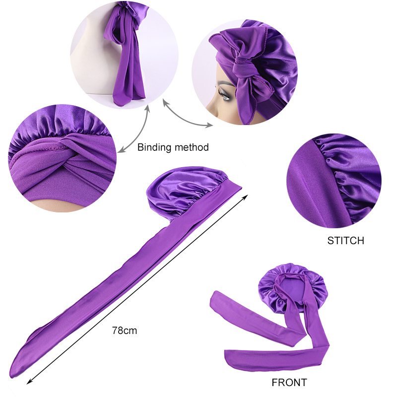 New Satin Sleeping Cap For Wom - Hair Care China のレビューと価格