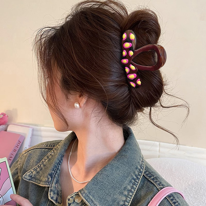 Large Bow Hair Clip Crab Korea - Hair Clip Claw Large のレビューと価格
