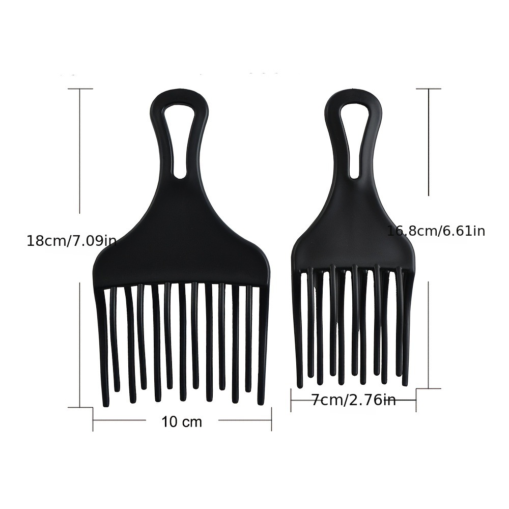 Wide Teeth Brush Pick Comb For - Afro Pick Comb のレビューと価格