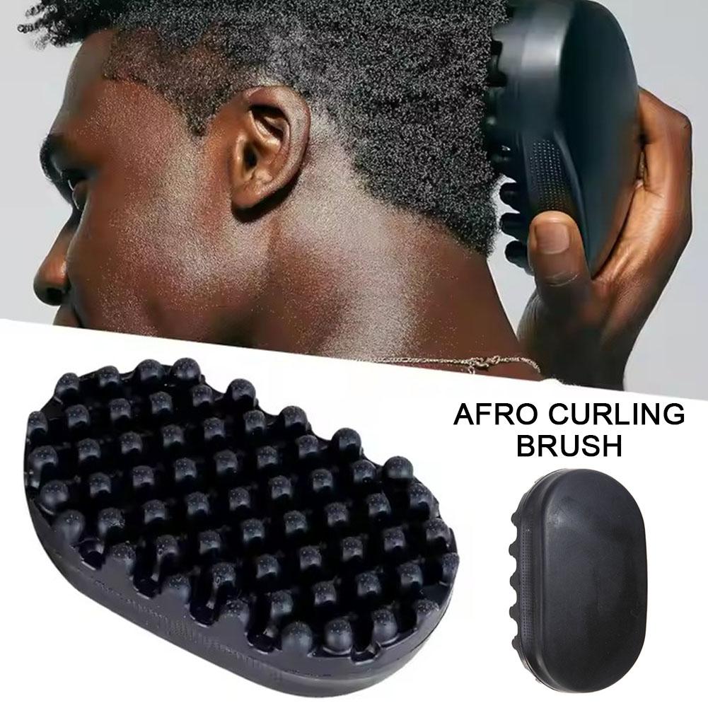 Men Black Curl Brush Curls Hai - Afro Pick Comb のレビューと価格