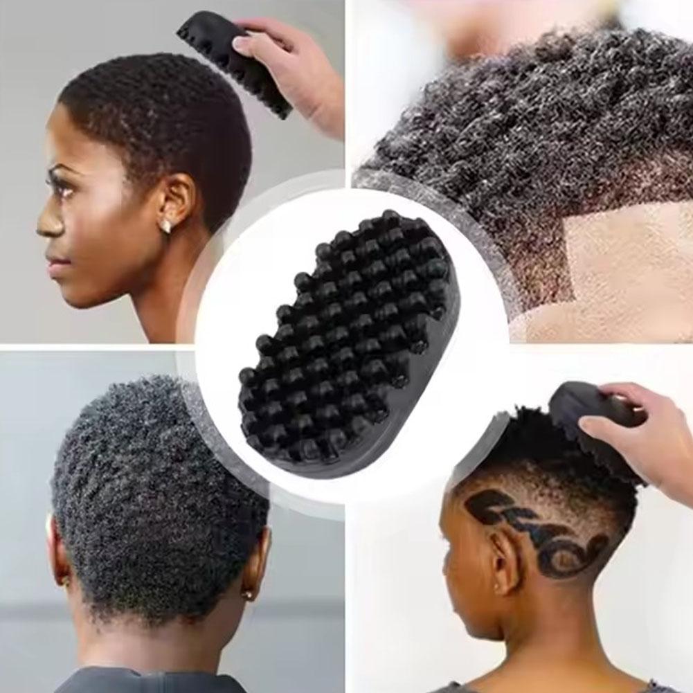 Men Black Curl Brush Curls Hai - Afro Pick Comb のレビューと価格