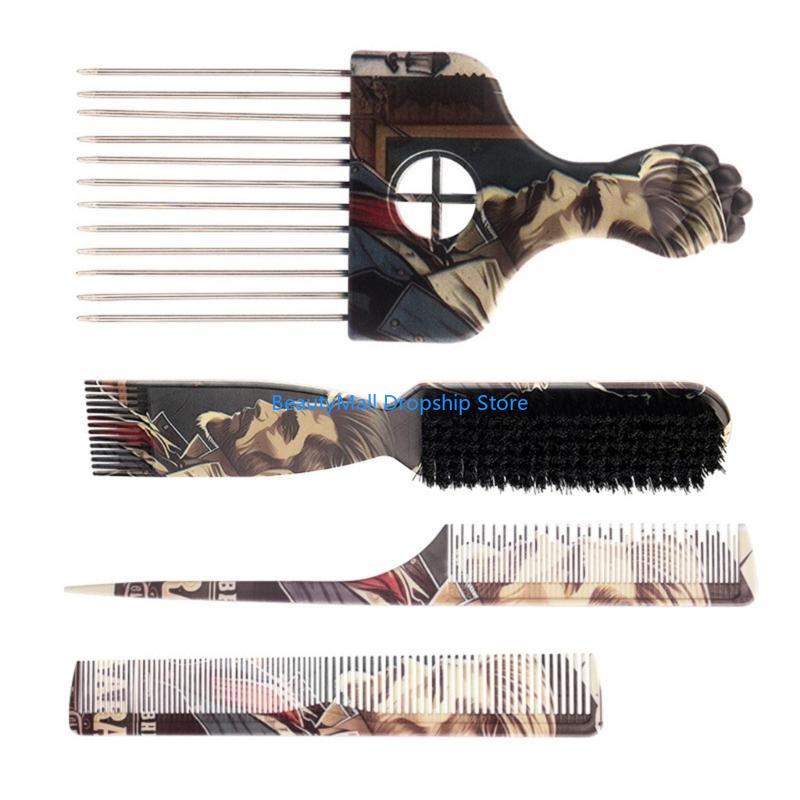 40JD Fashion Hairbrush Set Wit - Afro Pick Comb のレビューと価格