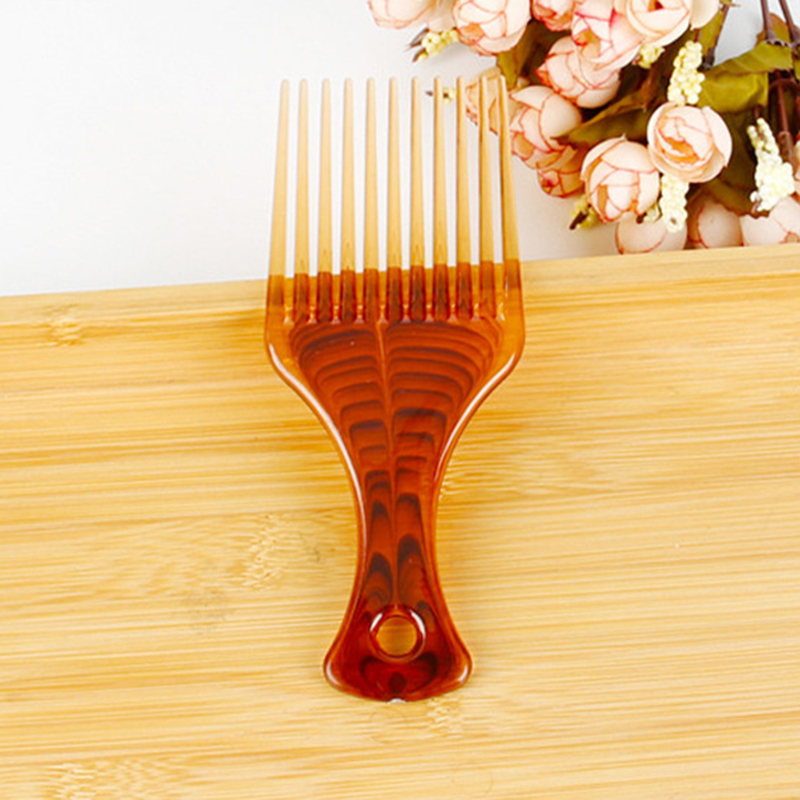 Wide Teeth Brush Pick Comb For - Afro Pick Comb のレビューと価格