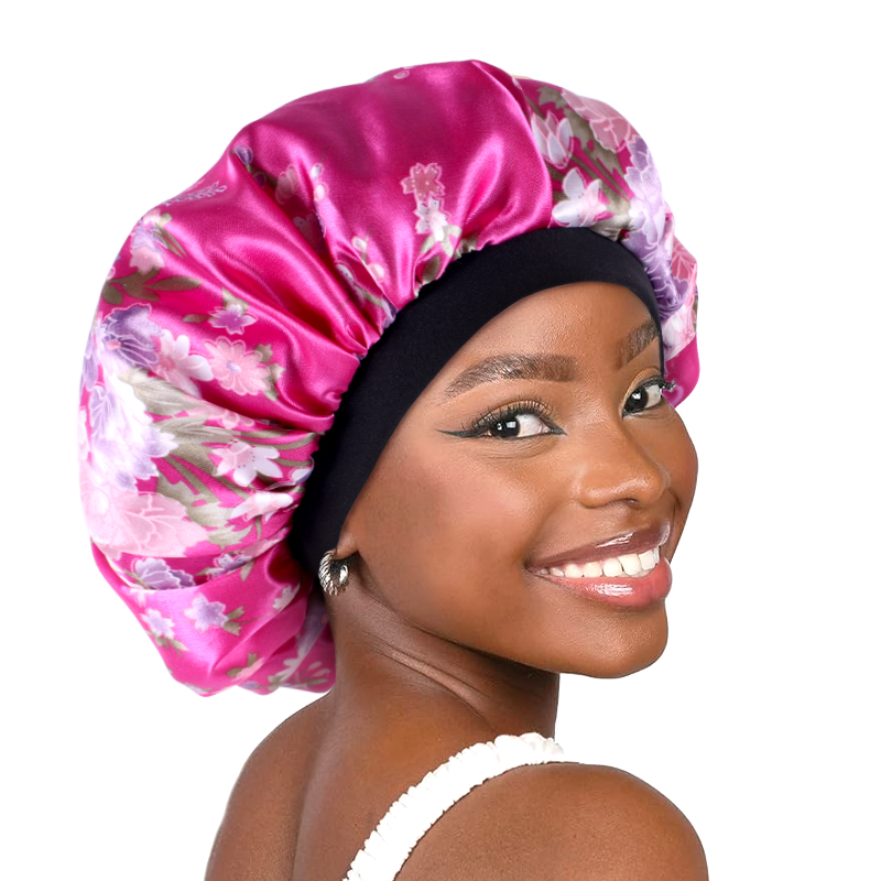 Women Satin Bonnet Elastic Wid - Hair Care China のレビューと価格