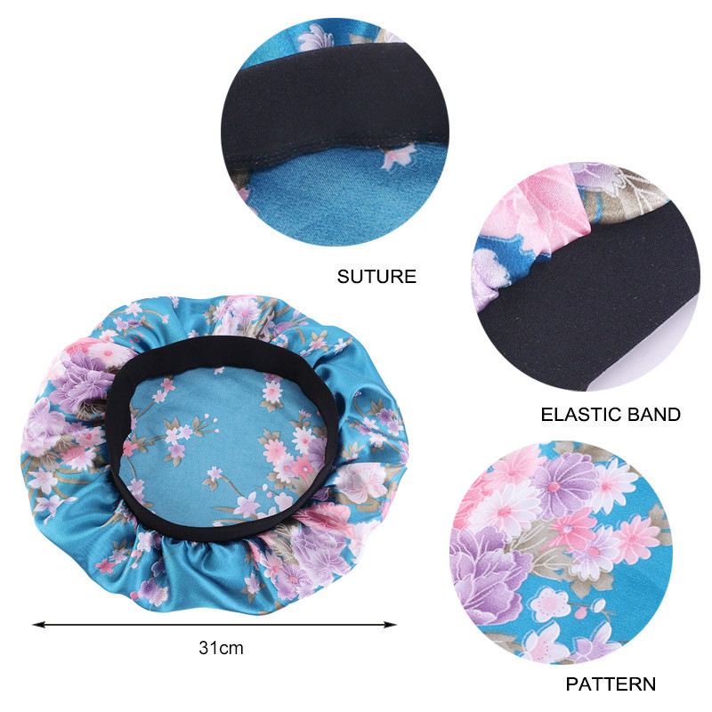 Women Satin Bonnet Elastic Wid - Hair Care China のレビューと価格