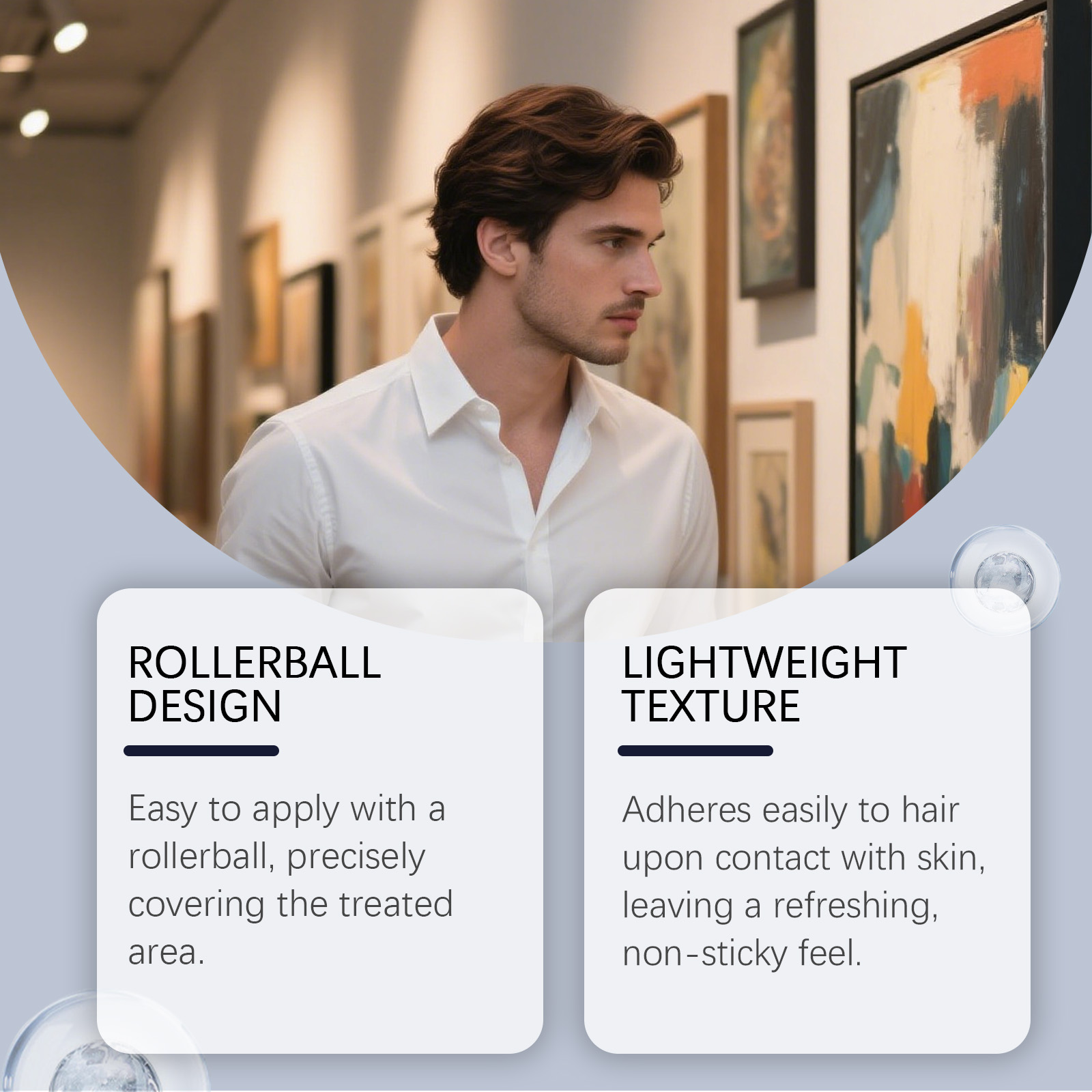 Men Hair Care Roll-On Ball Rep - Hair Care For Men のレビューと価格
