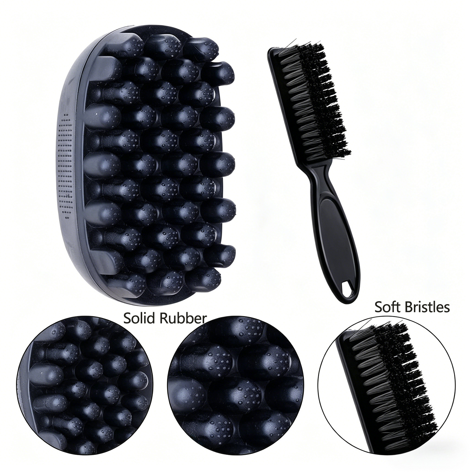 2PCS Set African Rubber Magic  - Afro Pick Comb のレビューと価格