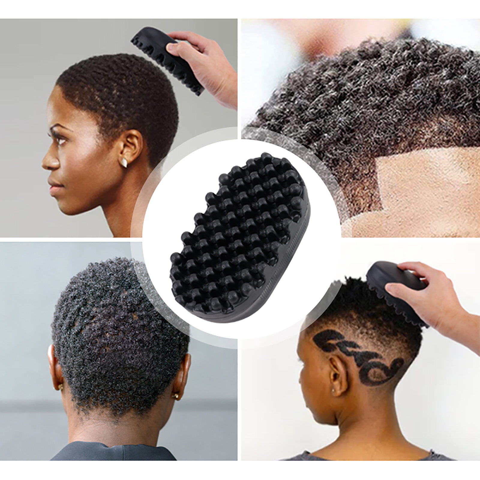 2PCS Set African Rubber Magic  - Afro Pick Comb のレビューと価格