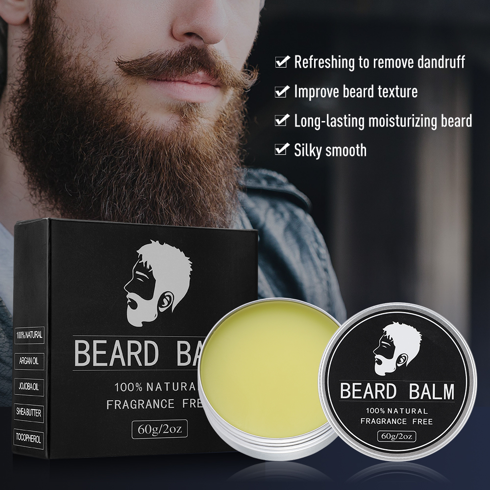 60g Beard Balm For Men Facial  - Hair Care For Men のレビューと価格