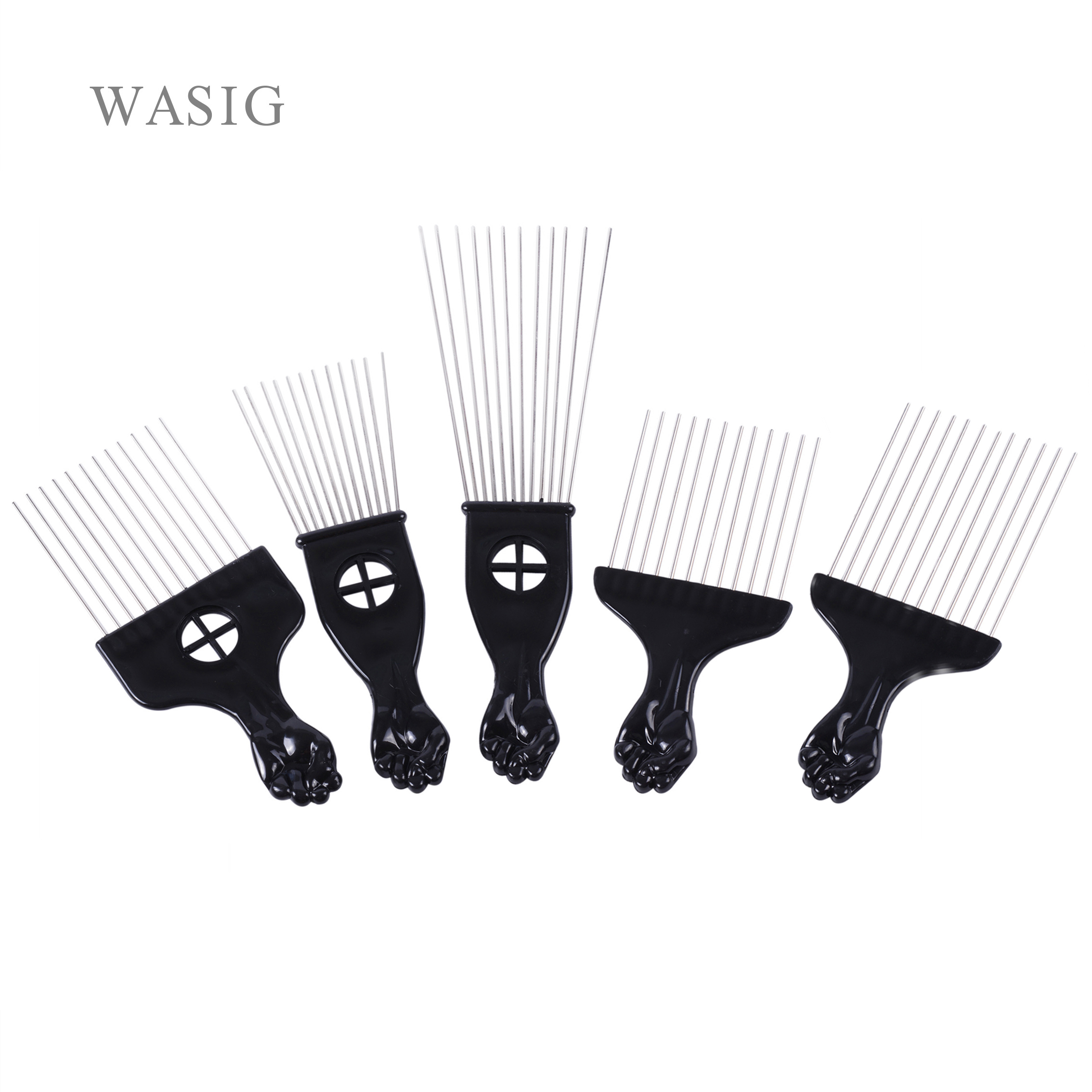 Salon Use Black Metal African  - Afro Pick Comb のレビューと価格