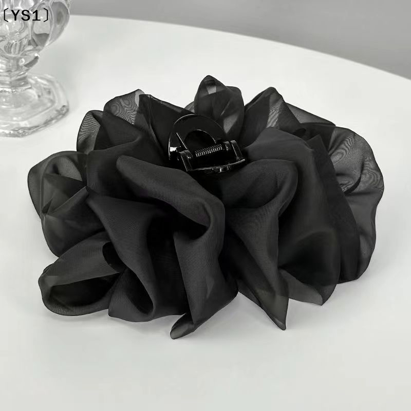 〔YS1〕Large Bow Mesh Hairpin Te - Hair Clip Claw Large のレビューと価格