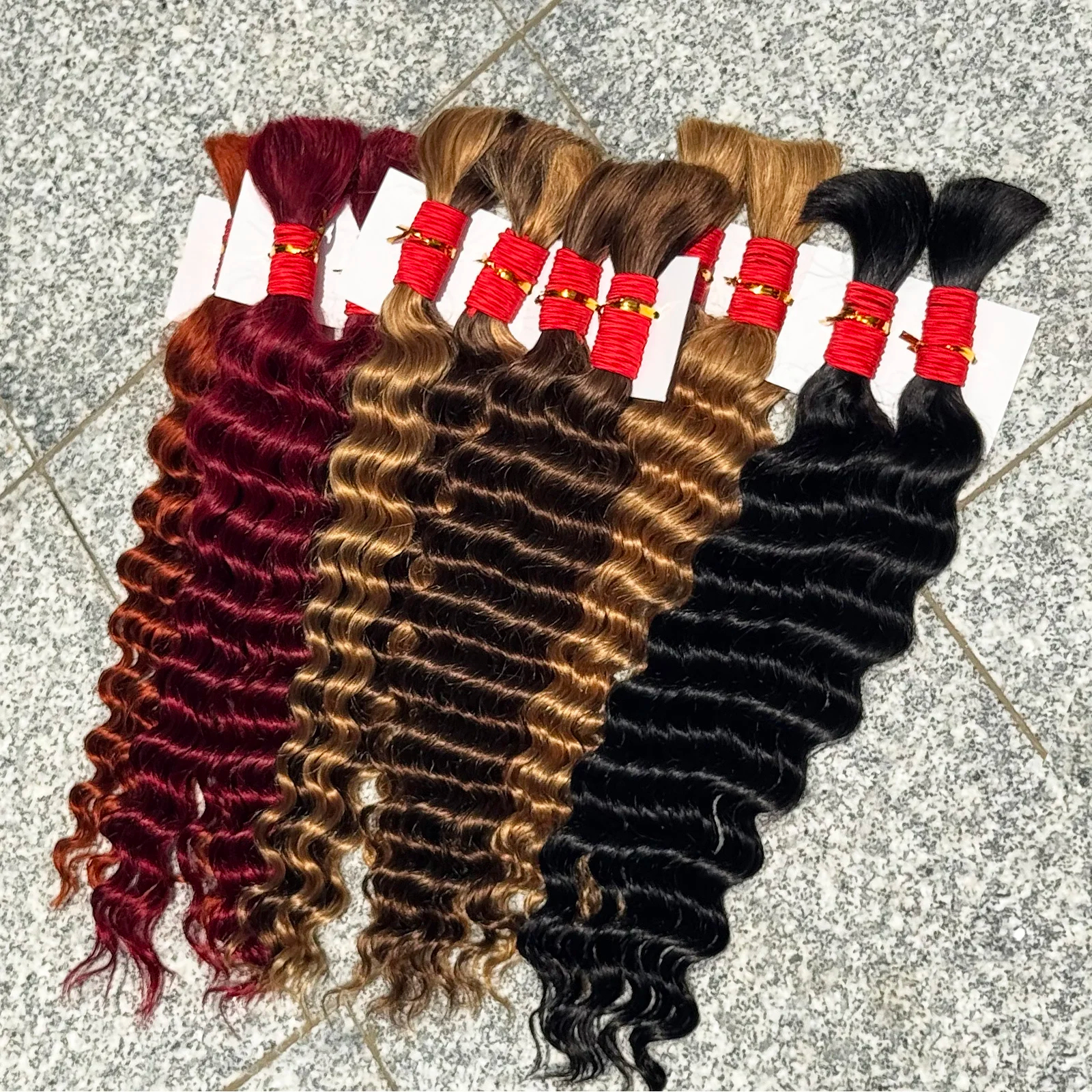 12A Human Hair Bulk for Boho B - Hair Care Barber のレビューと価格