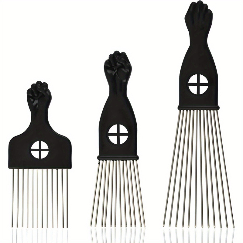 1- Piece Stainless Steel Afro  - Afro Pick Comb のレビューと価格