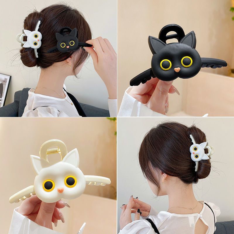 Cute Cat Hair Clip Cartoon Lar - Hair Clip Claw Large のレビューと価格