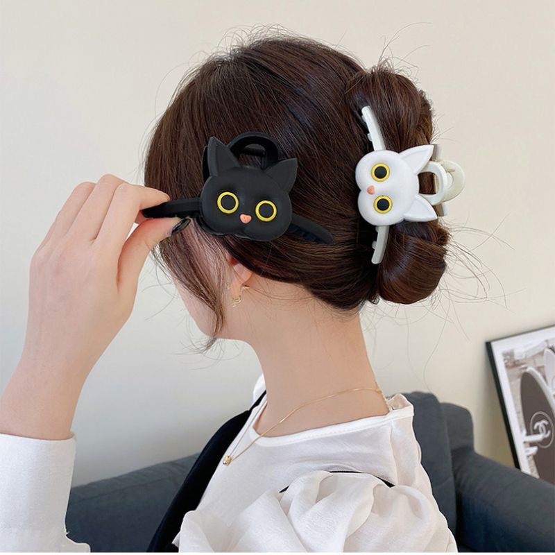 Cute Cat Hair Clip Cartoon Lar - Hair Clip Claw Large のレビューと価格