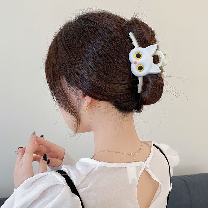 Cute Cat Hair Clip Cartoon Lar - Hair Clip Claw Large のレビューと価格