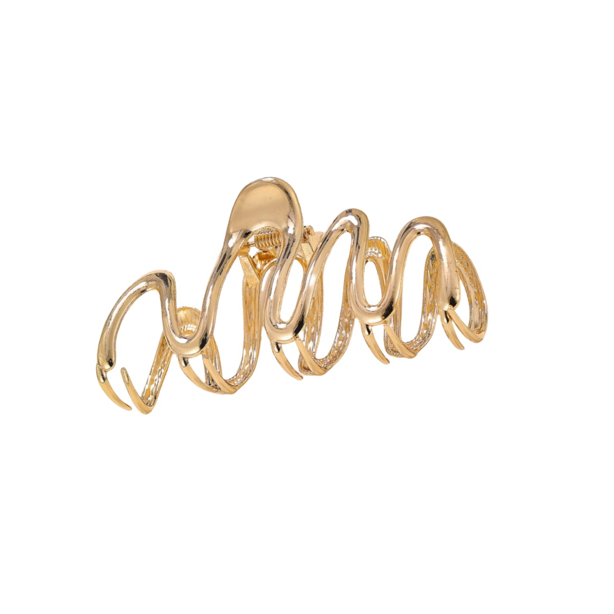 Metal snakelike large high-gra - Hair Clip Claw Large のレビューと価格
