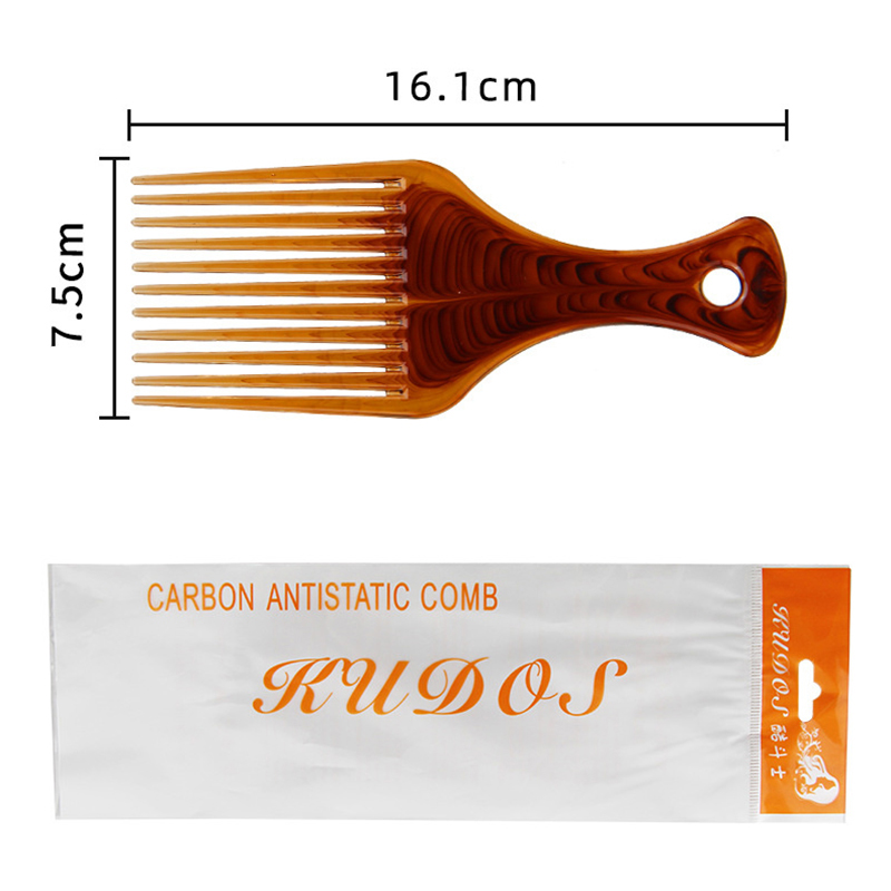 【L】Wide Teeth Brush Pick Comb  - Afro Pick Comb のレビューと価格