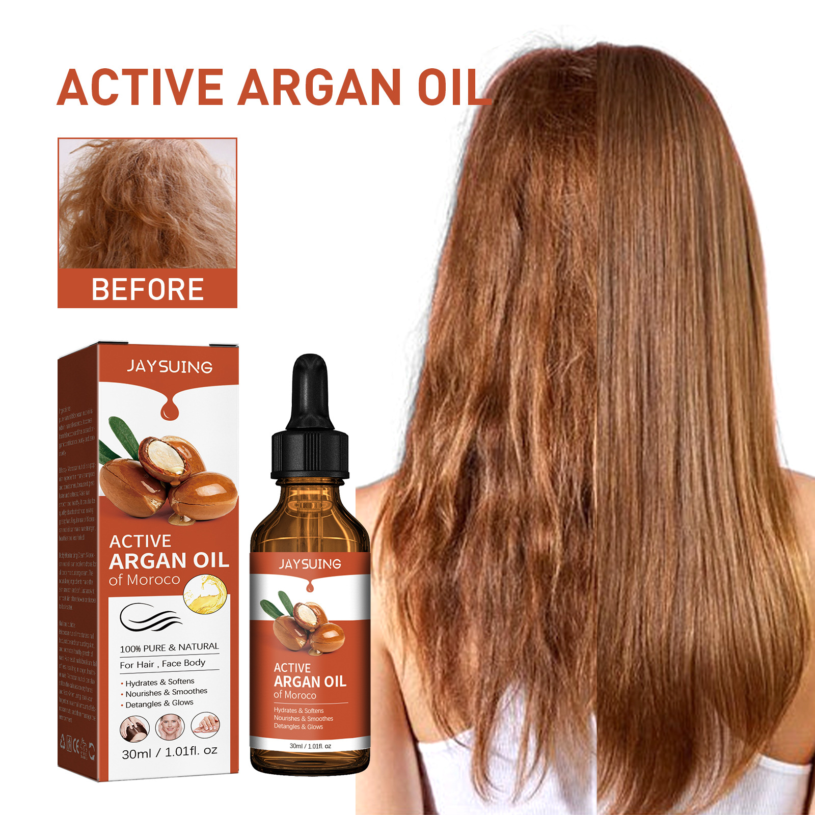 Argan Oil for Hair Treatment S - Hair Care Products のレビューと価格