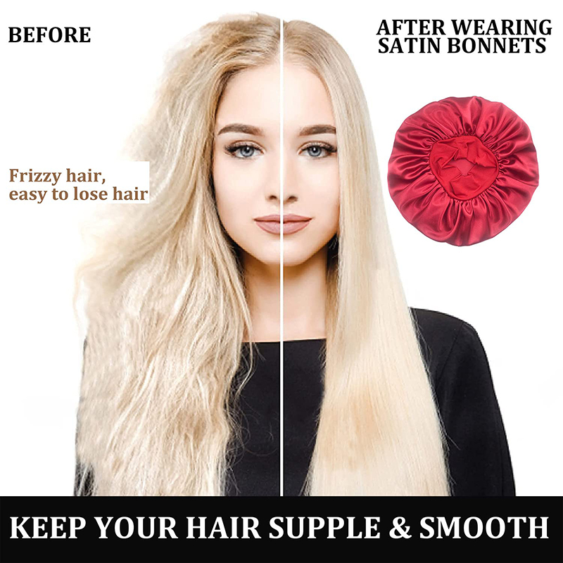 2PCS/LOT Women's Satin Solid B - Hair Care China のレビューと価格