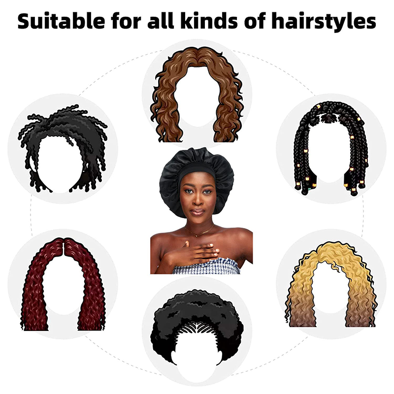 2PCS/LOT Women's Satin Solid B - Hair Care China のレビューと価格