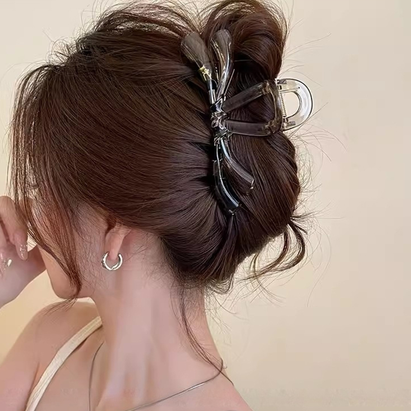 2/4PCS Large Bow Ribbon Hair C - Hair Clip Claw Large のレビューと価格