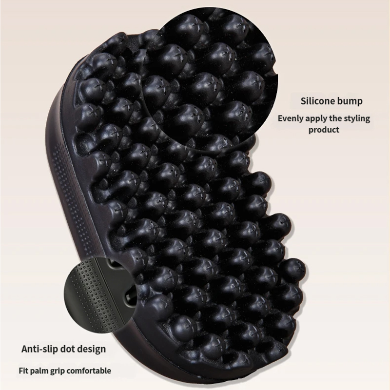 Silicone Magic Twist Hair Brus - Afro Pick Comb のレビューと価格