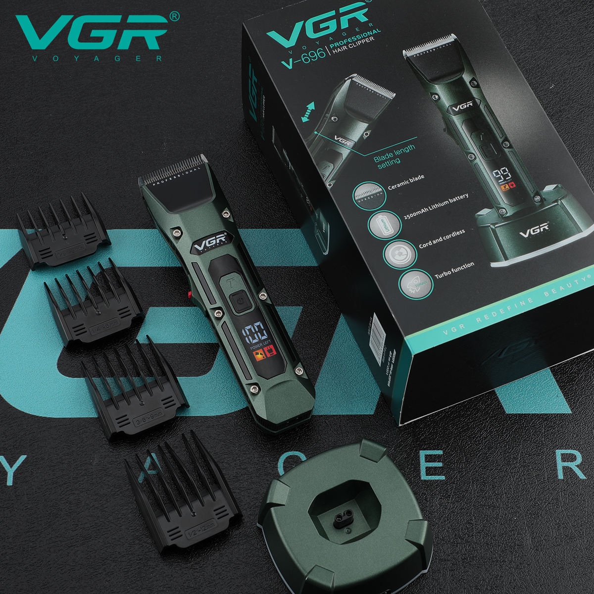 VGR V-696 New metal Popular Sa - Hair Care Barber のレビューと価格